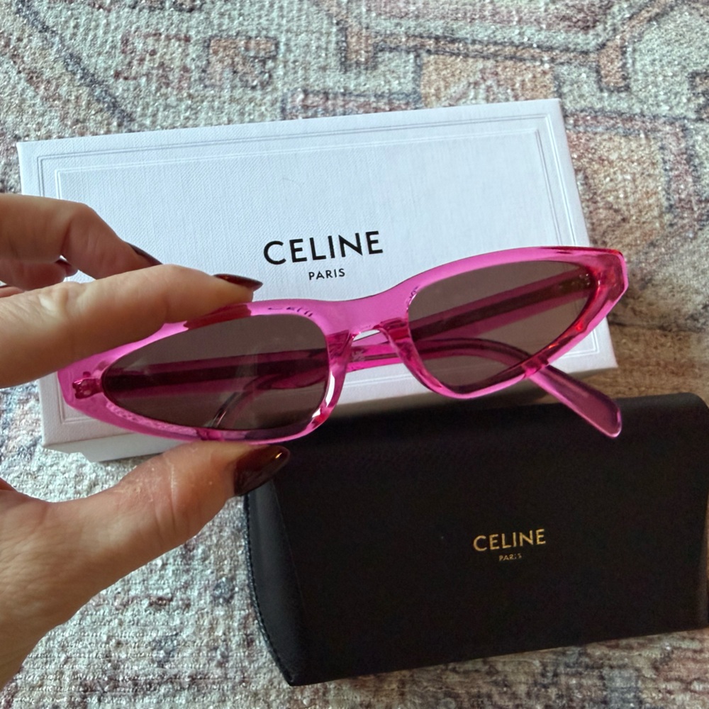 Celine Hot Pink Cat Eye Sunglasses